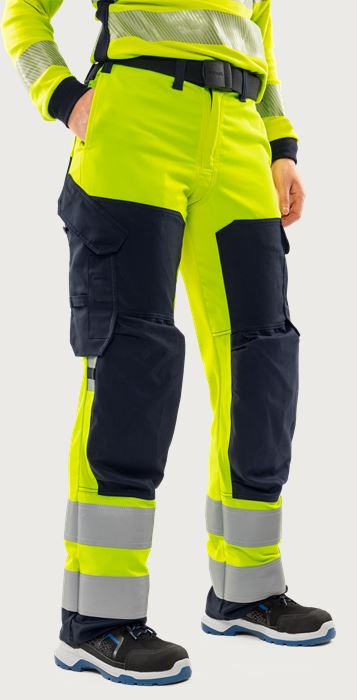 Pantaloni stretch Flamestat donna High Vis CL. 2 2169 ATHF Fristads Medium