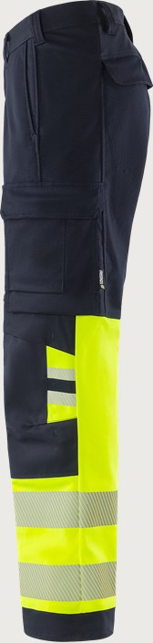 Flamestat Green high vis stretch trousers class 1 2954 GFS 3 Fristads