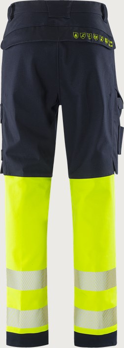 Flamestat Green high vis stretch trousers class 1 2954 GFS 2 Fristads
