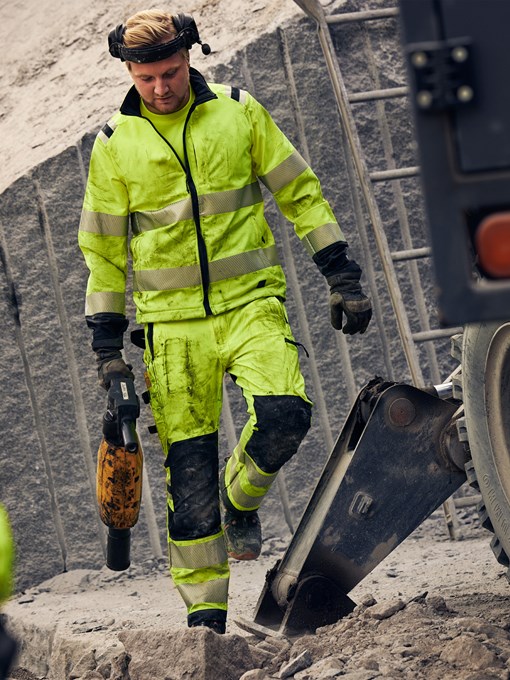 High vis Green sztreccs nadrág class 2 2645 GSTP 4 Fristads