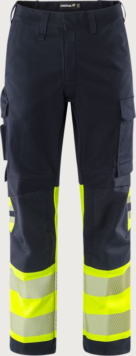 Flamestat Green high vis stretch spodnie klasa 1 2954 GFS Fristads Medium