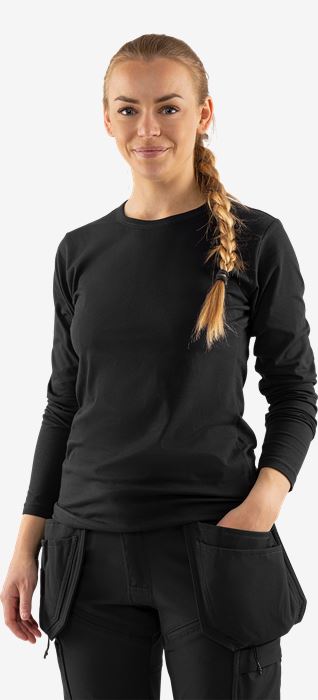 Acode heavy långärmad T-shirt stretch 1927 ELA, dam Fristads Medium