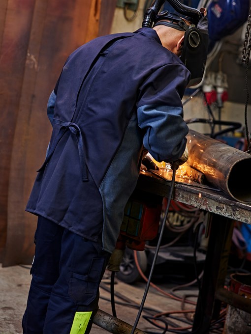 Flame welding coat 3587 FLAM 4 Fristads