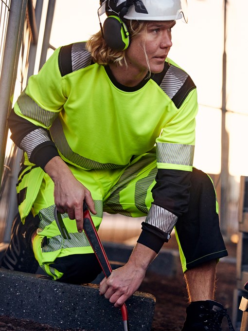 Spodnie pirackie z wysokim stanem klasy 2 2666 GSTP 9 Fristads