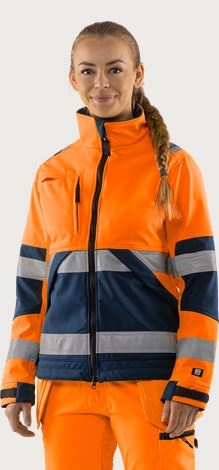High vis softshell dzseki női cl 2 4183 WYH Fristads Medium