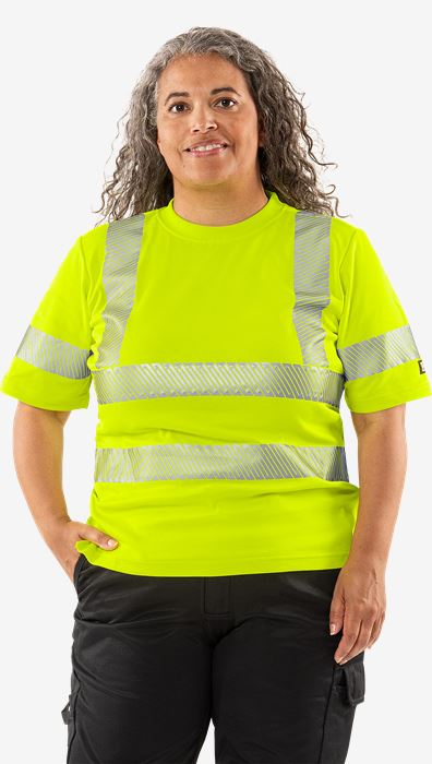 Varsel T-shirt 7458 THV klass 2, dam Fristads Medium