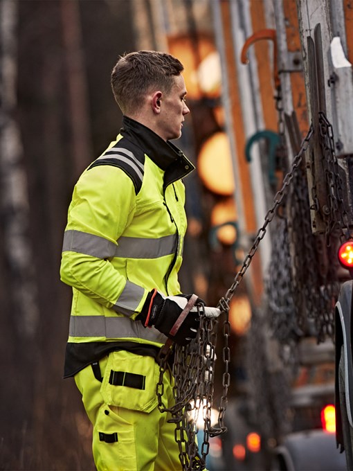 Kamizelka odblaskowa klasy 3 Green 4067 GPLU 9 Fristads