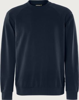 Green sweatshirt ekologisk bomull 7611 GKS Fristads Medium
