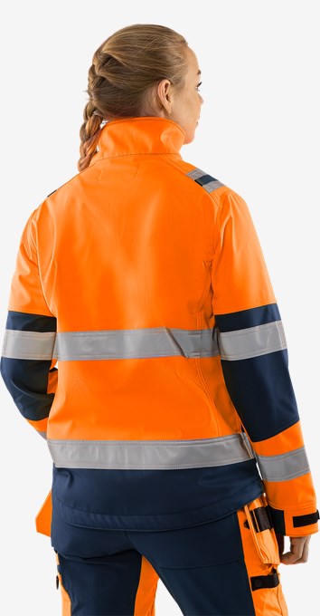 HiVis softshelljakke dame kl.2 4183 4 Fristads