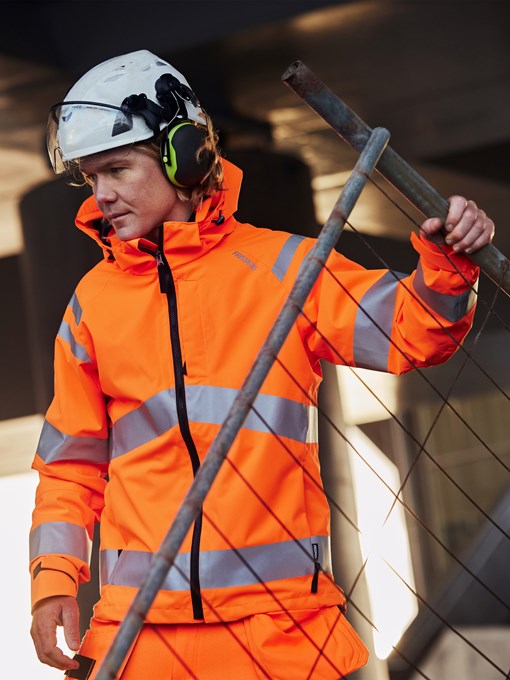 Kurtka typu stretch shell o wysokiej widoczności klasy 3 4680 GLPS 8 Fristads