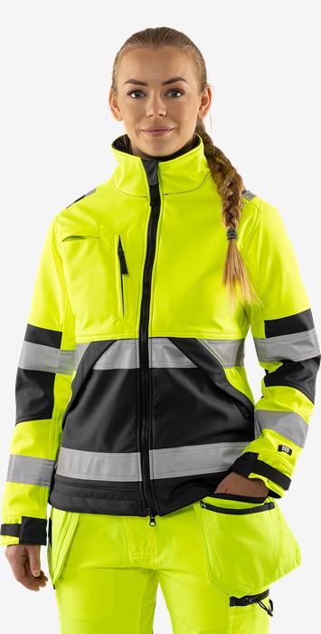 High vis softshell takki naisten lk 2 4183 WYH Fristads Medium