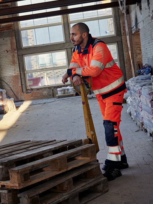 High vis Green broek klasse 2 2651 GPLU 3 Fristads