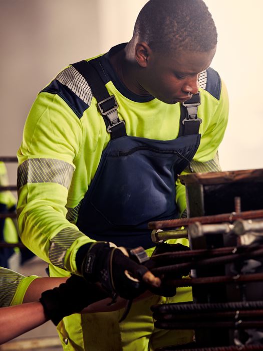 Hi-Vis langærmet T-shirt kl 3 7724 THV Fristads Medium