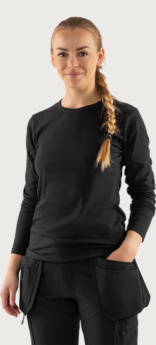 Acode t-shirt med lange ærmer, dame Fristads Medium