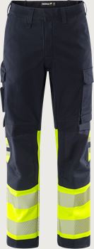 Flamestat Green high vis stretch trousers class 1 2954 GFS Fristads Medium