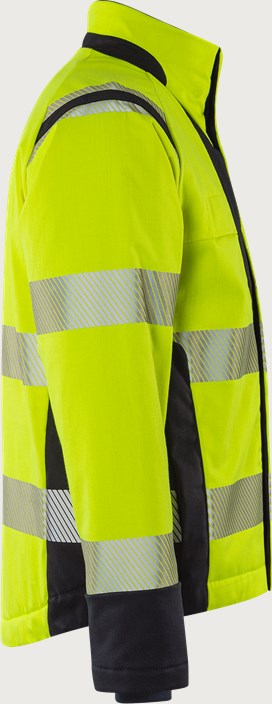 Flamestat Green high vis stretch winter jacket class 3 4942 GFS 5 Fristads