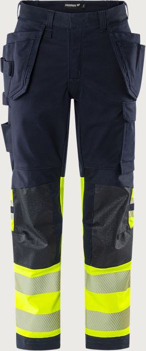 Flamestat Green high vis craftsman stretch trousers class 1 2940 GFS Fristads Medium