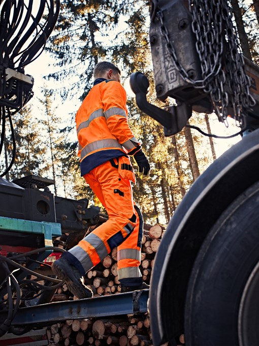 Varsel Green hantverkarbyxa 2641 GPLU, klass 2 4 Fristads