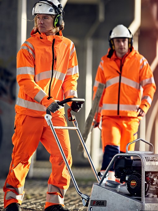 HiVis Green Skallbukse klasse 2 2680 GLPS 5 Fristads