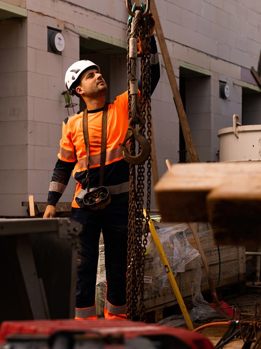 High vis pitkähihainen t-paita lk 2 7457 THV 3 Fristads