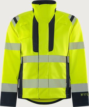 Flamestat Green high vis stretch jacket class 3 4940 GFS Fristads Medium