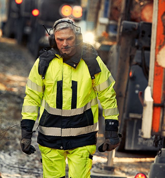 High vis Airtech® shell jacket class 3 4515 GTT Fristads Medium