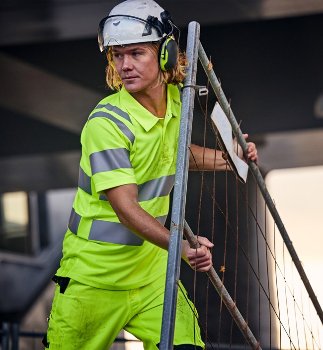 Funzionale Polo Green High Vis. CL.3 7861 GPST 3 Fristads