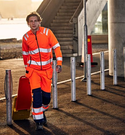 Pantaloni craftsman Green High Vis. CL.2 2641 GPLU Fristads Medium