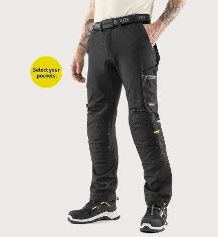 Flex craftsman stretch trousers 2801 GHST Fristads Medium