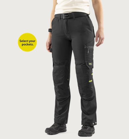 Flex craftsman stretch trousers woman 2802 GHST Fristads Medium