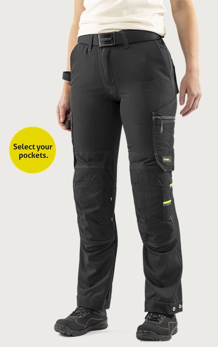 Flex craftsman stretch trousers woman 2802 GHST Fristads Medium