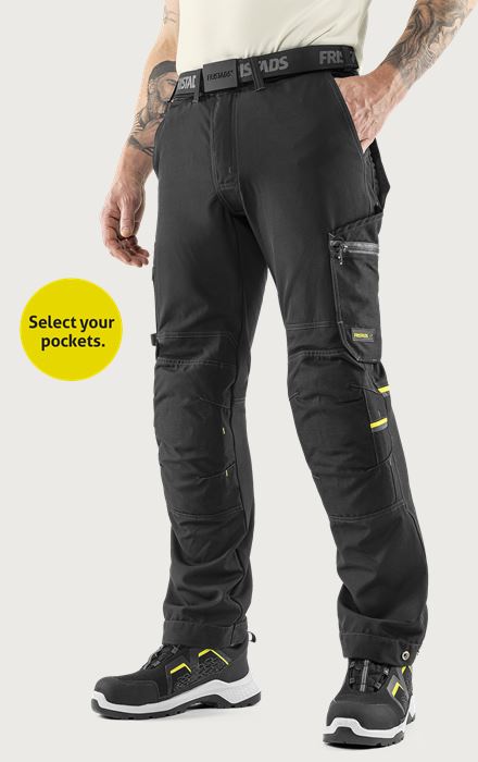 Flex craftsman stretch trousers 2801 GHST Fristads Medium