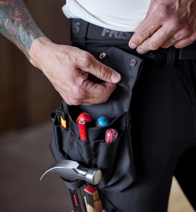 Flex Rzemieślnicze szorty ze strzeczem 2803 GHST   10 Fristads