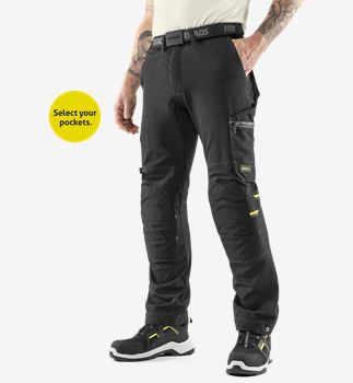 Flex craftsman stretch trousers 2801 GHST Fristads Medium