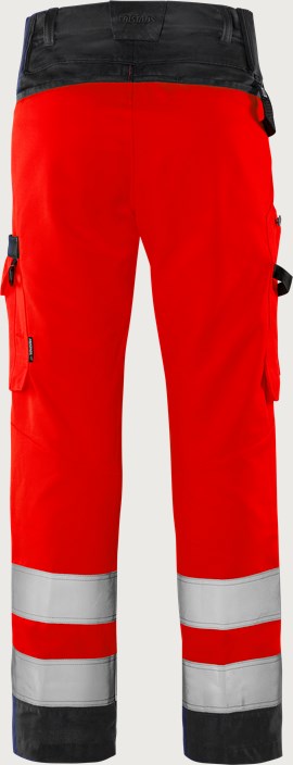 High vis Green trousers class 2 2651 GPLU 2 Fristads