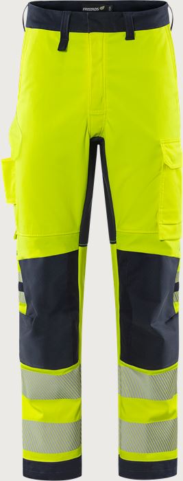 Flamestat Green high vis stretch trousers class 2 2956 GFS Fristads Medium