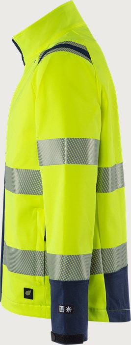 High vis Green stretchjakke klasse 3 4647 GSTP 3 Fristads