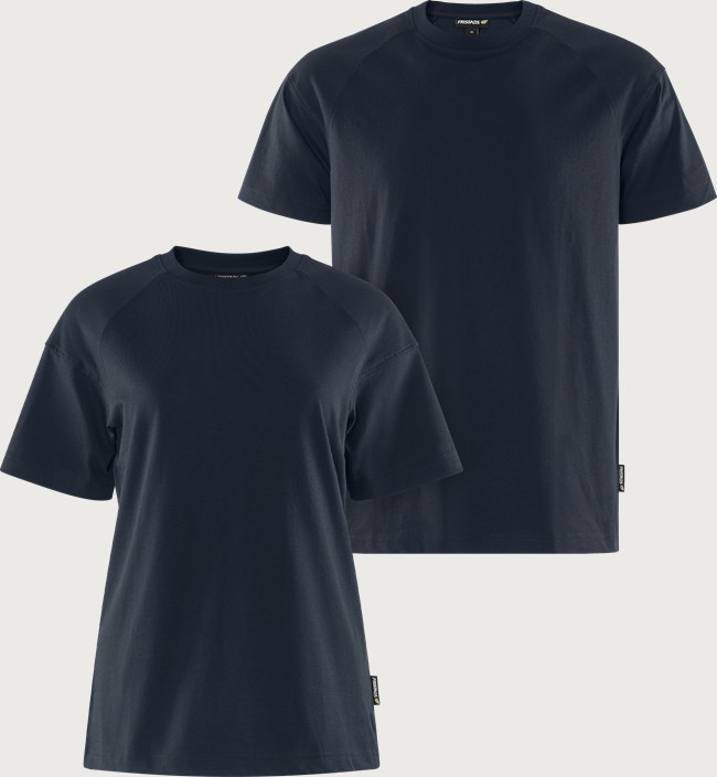 Green heavy T-shirt ekologisk bomull 7610 GKT, herr och dam 1 Fristads