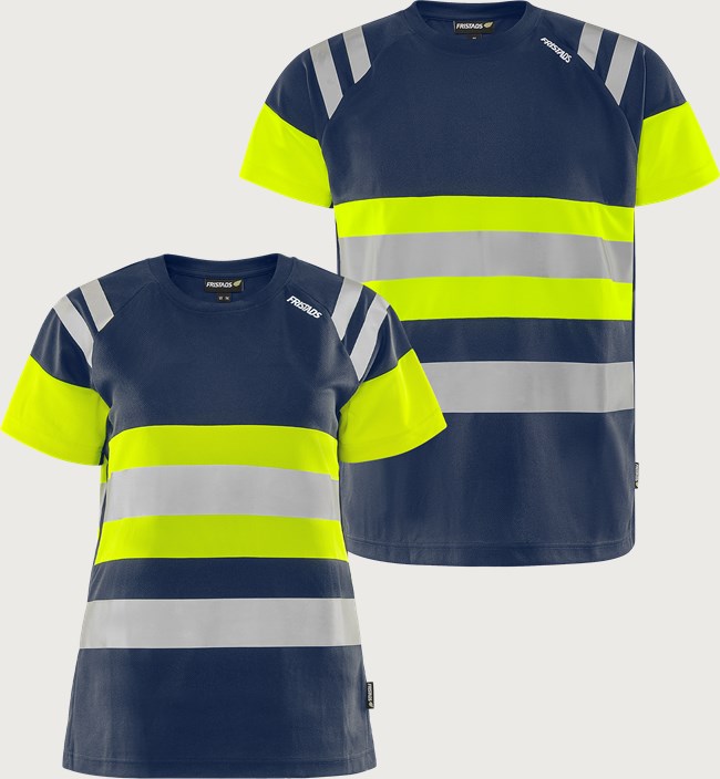 T-shirt Green haute visibilité classe 1 7880 GPST, homme et femme 1 Fristads