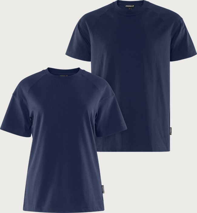Green heavy T-shirt ekologisk bomull 7610 GKT, herr och dam 1 Fristads