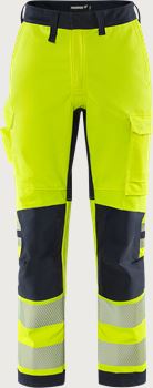 Flamestat Green high vis stretch housut naisten lk 2 2957 GFS Fristads Medium