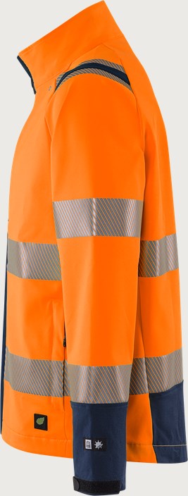 High vis Green stretchjakke klasse 3 4647 GSTP 3 Fristads