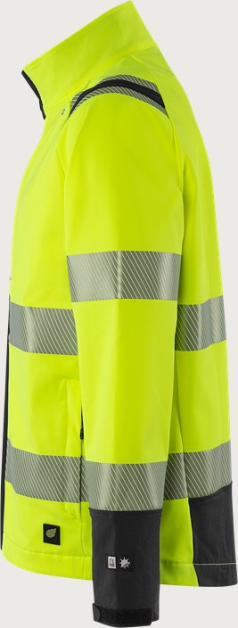 High vis Green stretchjakke klasse 3 4647 GSTP 3 Fristads