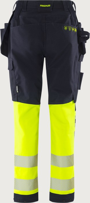 Flamestat Green high vis craftsman stretch trousers woman class 1 2941 GFS 2 Fristads