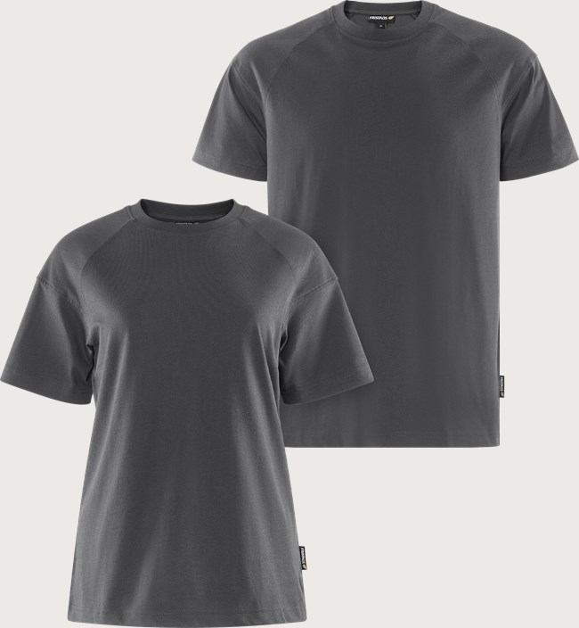 Green heavy T-shirt ekologisk bomull 7610 GKT, herr och dam 1 Fristads