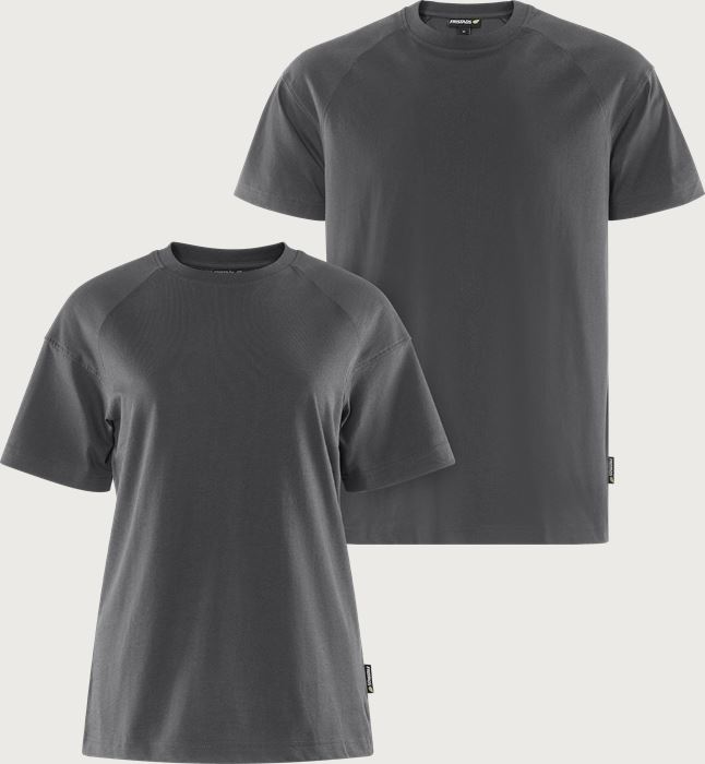 Green heavy T-shirt van biologisch katoen 7610 GKT, heren en dames Fristads Medium