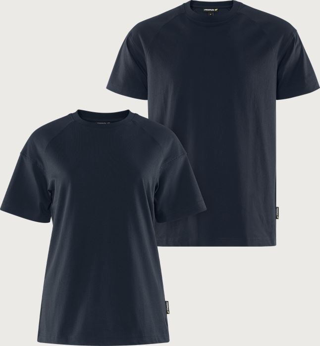 Green heavy T-shirt ekologisk bomull 7610 GKT, herr och dam Fristads Medium