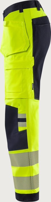 Flamestat Green high vis craftsman stretch trousers woman class 2 2953 GFS 3 Fristads