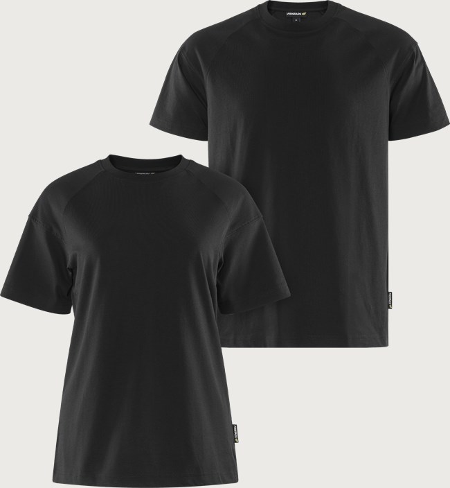 Green heavy T-shirt ekologisk bomull 7610 GKT, herr och dam 1 Fristads