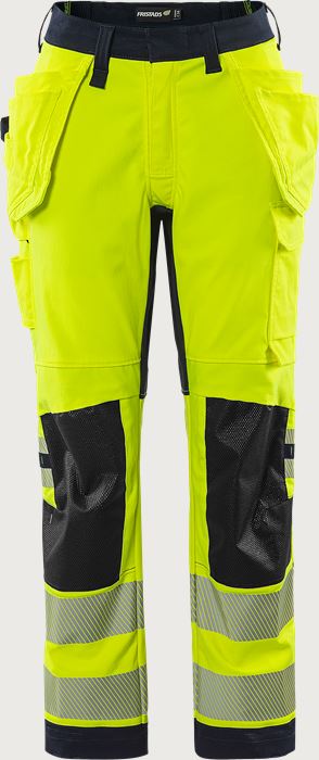 Flamestat Green high vis craftsman stretch trousers woman class 2 2943 GFS Fristads Medium